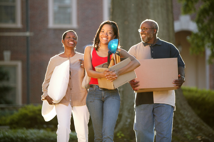 Parents moving college student